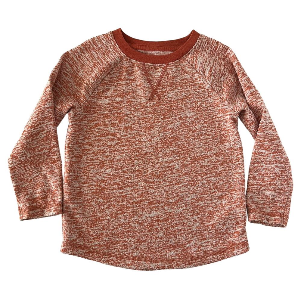 Cat & Jack Orange Marled Top